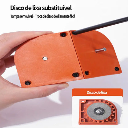 Amolador Profissional Multiuso – Afiador Portátil para Brocas, Facas e Lâminas | Perfeito para Aço-Rápido, Carbeto e Ferramentas de Oficina